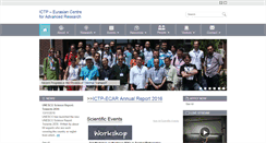 Desktop Screenshot of ictp-ecar.org