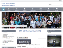 Tablet Screenshot of ictp-ecar.org